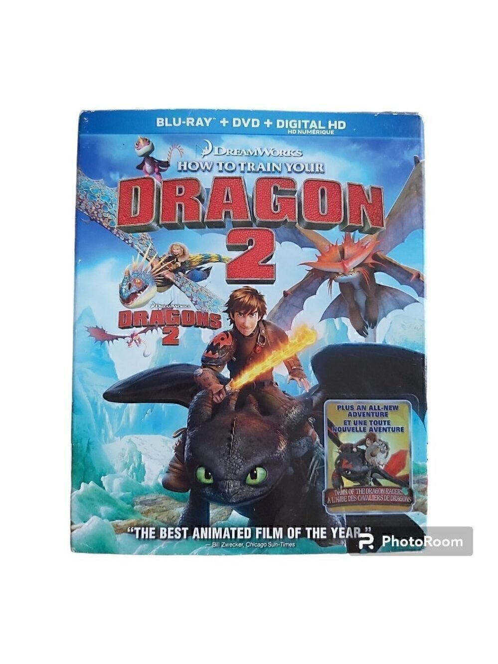 SEALED DreamWorks How To Train Your Dragon 2 Blu-Ray + DVD + Digital HD